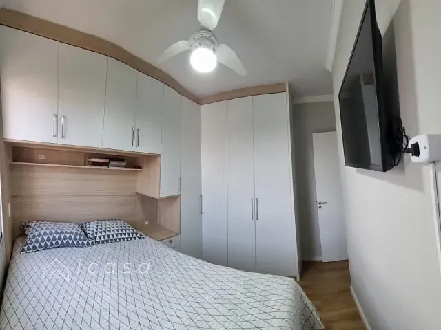 Apartamento com 50m² 2 quartos e 1 banheiro, à venda, no bairro Parque Residencial Flamboyant em São José dos Campos