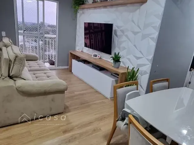 Apartamento com 50m² 2 quartos e 1 banheiro, à venda, no bairro Parque Residencial Flamboyant em São José dos Campos