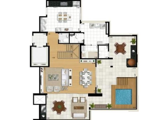 Foto do Apartamento - Apartamento à venda e locação 4 Quartos, 2 Suites, 3 Vagas, 290M², Jardim Aquarius, São José dos Campos - SP | Condomínio Premiere | RUSSI IMÓVEIS