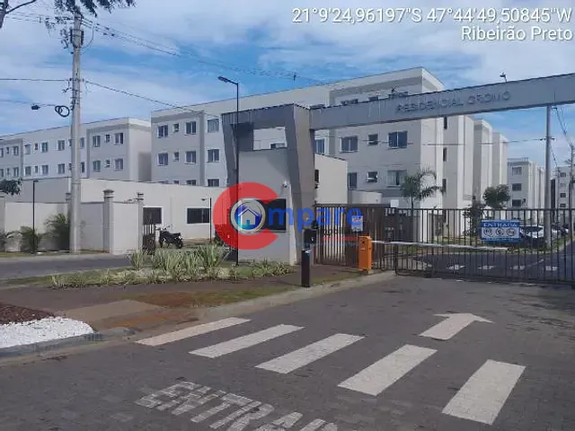 Apartamento com 70m² 2 quartos e 1 banheiro, à venda, no bairro Jardim Ouro Branco em Ribeirão Preto