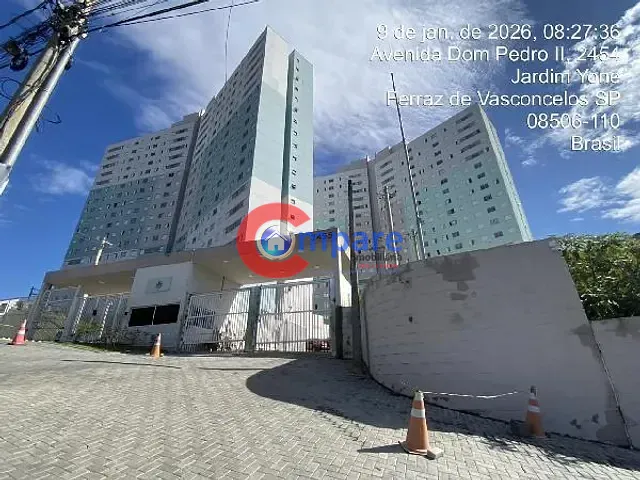 Apartamento com 87m² 2 quartos e 1 banheiro, à venda, no bairro Vila Romanopolis em Ferraz de Vasconcelos