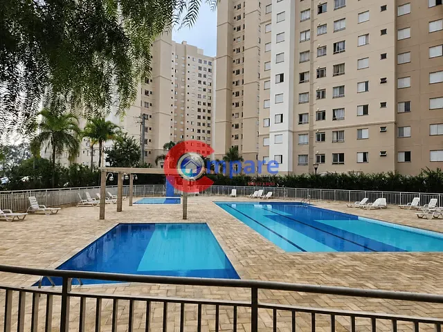 Apartamento com 45m² 2 quartos e 1 banheiro, para alugar, no bairro Ponte Grande em Guarulhos