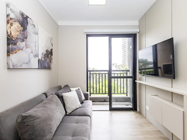 Apartamento 2 quartos e 1 banheiro, à venda, no bairro Ecoville em Curitiba