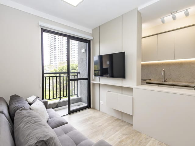 Apartamento 2 quartos e 1 banheiro, à venda, no bairro Ecoville em Curitiba