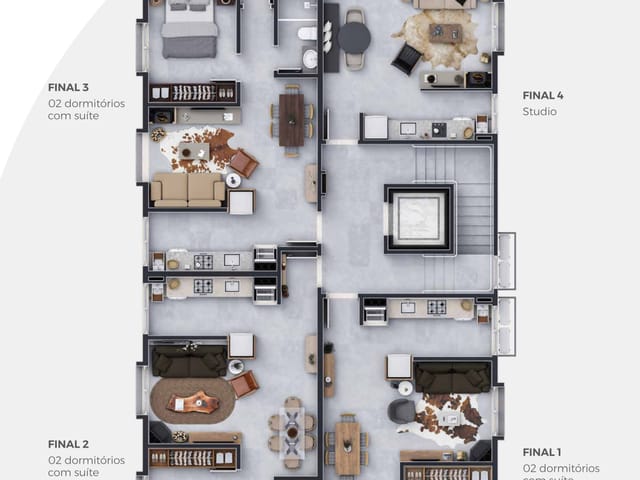 Apartamento 2 quartos e 2 banheiros, à venda, no bairro Pousada da Neve em Nova Petrópolis