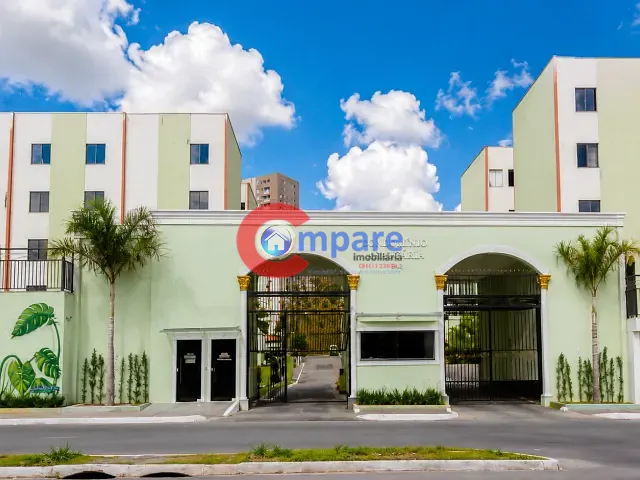 Apartamento com 55m² 2 quartos e 1 banheiro, para alugar, no bairro Vila Rio de Janeiro em Guarulhos
