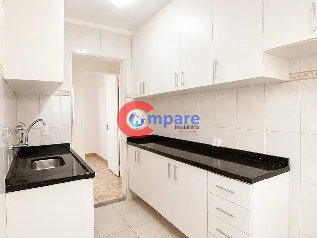 Apartamento com 55m² 2 quartos e 1 banheiro, para alugar, no bairro Vila Rio de Janeiro em Guarulhos