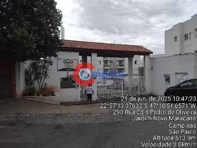 Apartamento com 52m² 2 quartos e 1 banheiro, à venda, no bairro Jardim Novo Maracana em Campinas