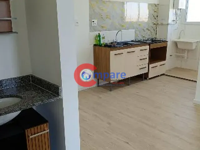 Apartamento com 40m² 2 quartos e 1 banheiro, para alugar, no bairro Centro em Guarulhos