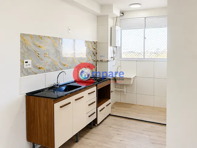 Apartamento com 40m² 2 quartos e 1 banheiro, para alugar, no bairro Centro em Guarulhos