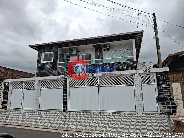 Apartamento com 61m² 2 quartos e 1 banheiro, à venda, no bairro TUPIRY em Praia Grande