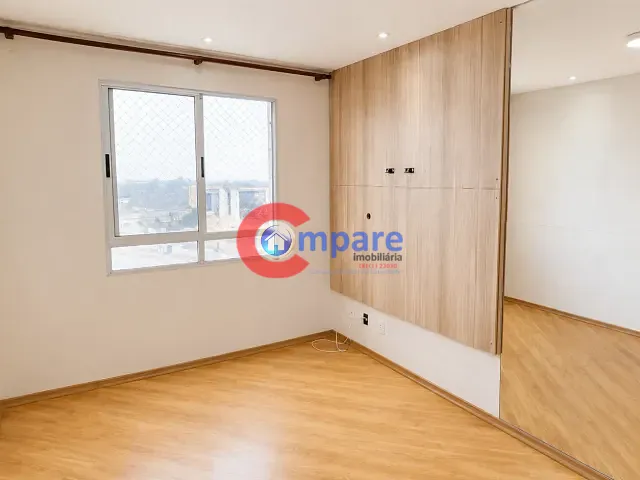 Apartamento com 47m² 2 quartos e 1 banheiro, para alugar, no bairro Vila Augusta em Guarulhos