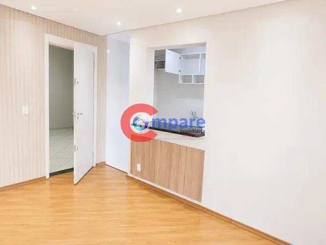 Apartamento com 47m² 2 quartos e 1 banheiro, para alugar, no bairro Vila Augusta em Guarulhos