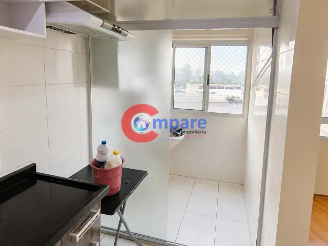Apartamento com 47m² 2 quartos e 1 banheiro, para alugar, no bairro Vila Augusta em Guarulhos