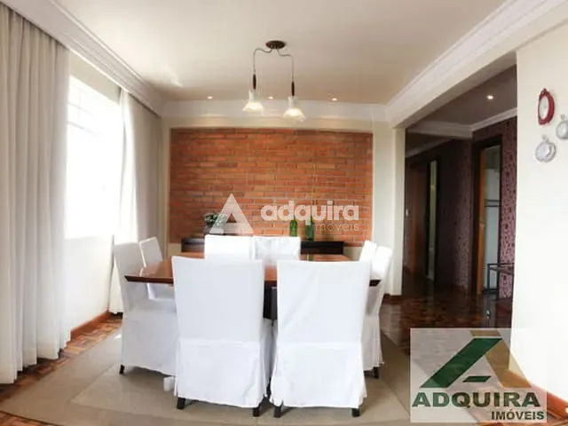 Apartamento 2 quartos e 3 banheiros, à venda, no bairro Centro em Ponta Grossa