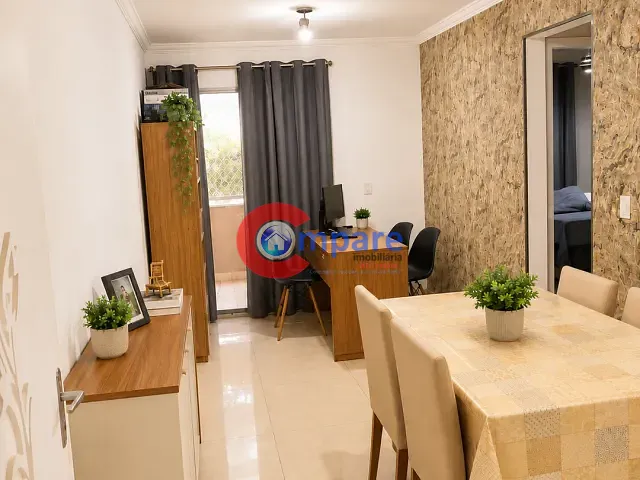 Apartamento 2 quartos e 1 banheiro, à venda, no bairro Vila Galvão em Guarulhos