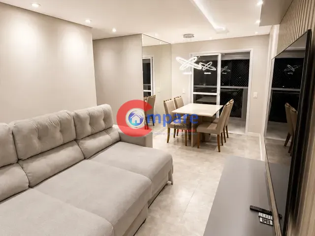 Apartamento com 60m² 2 quartos e 1 banheiro, à venda, no bairro Vila Barros em Guarulhos