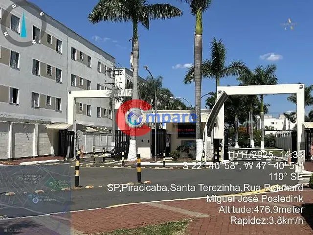 Apartamento com 109m² 2 quartos e 1 banheiro, à venda, no bairro Santa Terezinha em Piracicaba