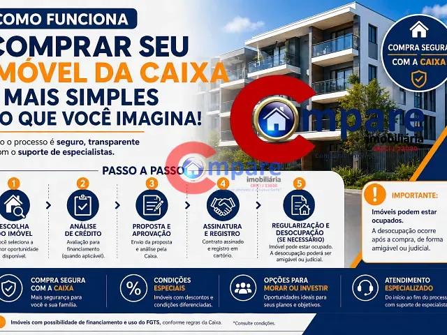 Apartamento com 66m² 2 quartos e 1 banheiro, à venda, no bairro POUSADA DOS BANDEIRANTES em Carapicuiba