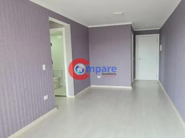Apartamento com 56m² 2 quartos e 1 banheiro, para alugar, no bairro Parque Continental II em Guarulhos