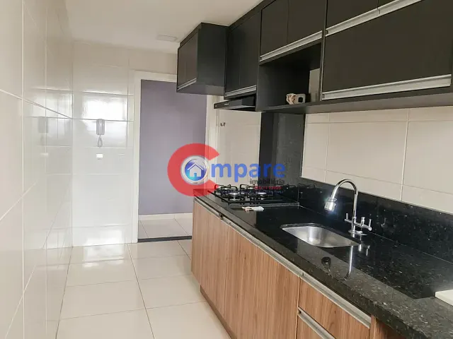 Apartamento com 56m² 2 quartos e 1 banheiro, para alugar, no bairro Parque Continental II em Guarulhos