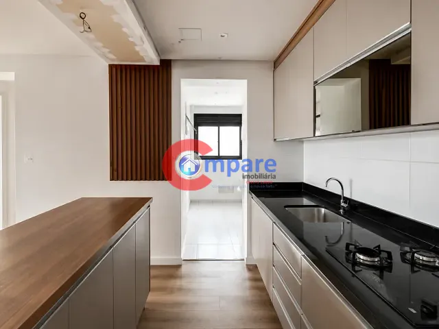 Apartamento com 80m² 2 quartos e 1 banheiro, para alugar, no bairro Vila Augusta em Guarulhos