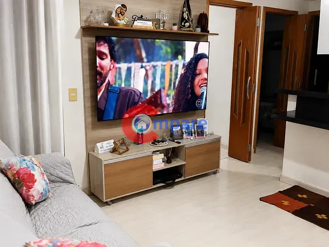 Apartamento com 53m² 2 quartos e 1 banheiro, à venda, no bairro Água Chata em Guarulhos