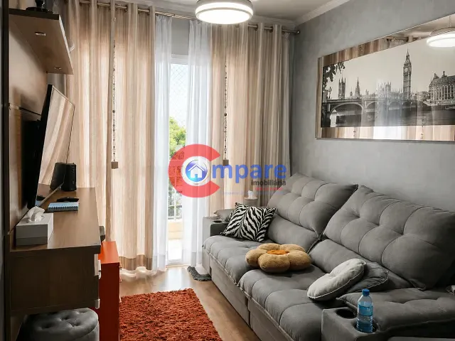 Apartamento com 51m² 2 quartos e 1 banheiro, à venda, no bairro Macedo em Guarulhos