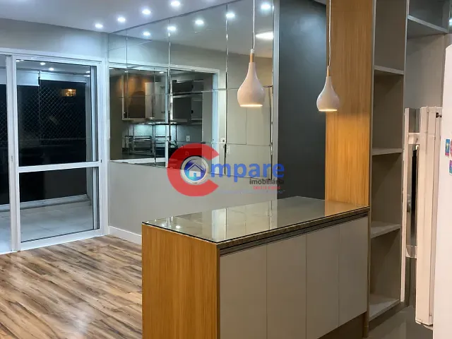 Apartamento com 56m² 2 quartos e 1 banheiro, para alugar, no bairro Jardim Flor da Montanha em Guarulhos