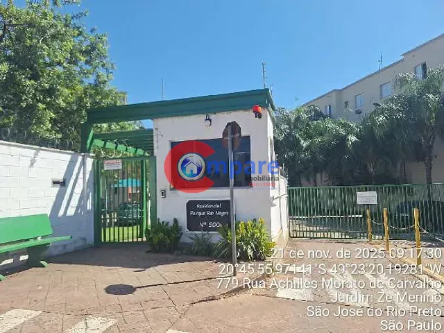 Apartamento com 47m² 2 quartos e 1 banheiro, à venda, no bairro Parque Residencial Dom Lafaiete Libânio em São José do Rio Preto