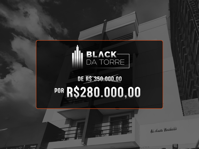 BLACK DA TORRE: De R$ 350.000,00 por R$ 280.000,00! Apartamento Garden Mobiliado à Venda – 2 Quartos com Churrasqueira