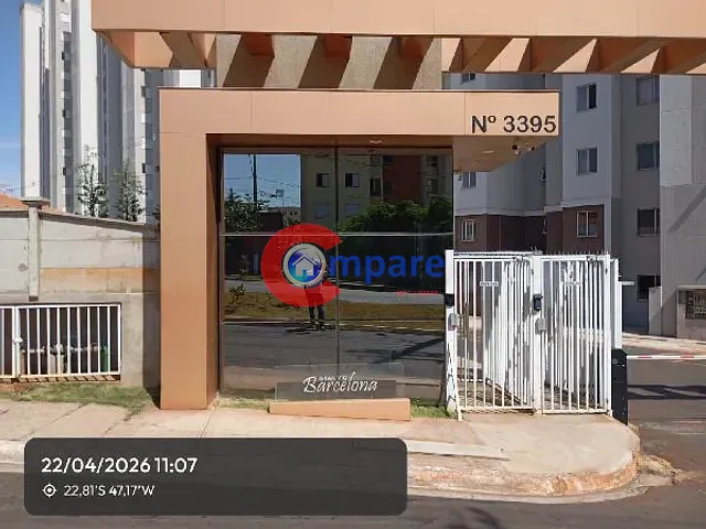 Apartamento com 55m² 2 quartos e 1 banheiro, à venda, no bairro Residencial Parque Pavan em Sumaré