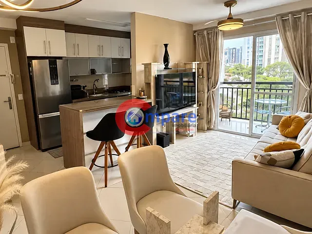 Apartamento com 55m² 2 quartos e 1 banheiro, à venda, no bairro Vila Augusta em Guarulhos