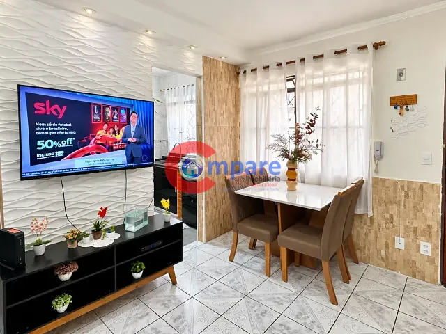 Apartamento com 55m² 2 quartos e 1 banheiro, à venda, no bairro PICANÇO em Guarulhos