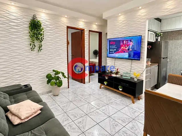 Apartamento com 55m² 2 quartos e 1 banheiro, à venda, no bairro PICANÇO em Guarulhos