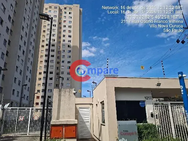 Apartamento com 40m² 2 quartos e 1 banheiro, à venda, no bairro VILA NOVA CURUCA em Sao Paulo