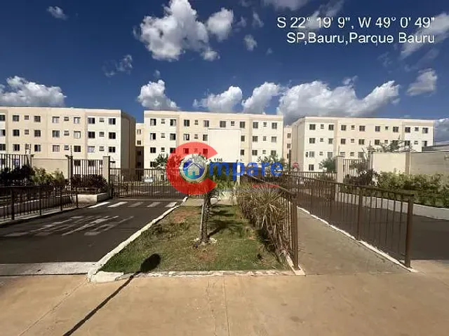Apartamento com 69m² 2 quartos e 1 banheiro, à venda, no bairro JARDIM COUNTRY CLUB em Bauru