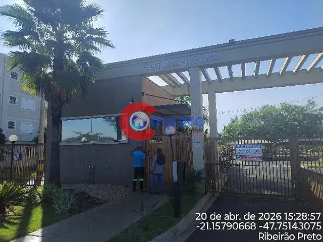 Apartamento com 40m² 2 quartos e 1 banheiro, à venda, no bairro Jardim Ouro Branco em Ribeirão Preto