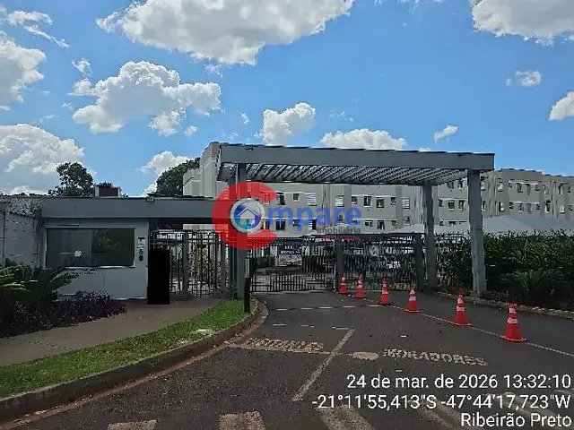 Apartamento com 75m² 2 quartos e 1 banheiro, à venda, no bairro RESIDENCIAL PARQUE DOS SERVIDORES em Ribeirao Preto