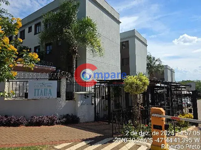 Apartamento com 66m² 2 quartos e 1 banheiro, à venda, no bairro RECANTO DAS PALMEIRAS em Ribeirao Preto