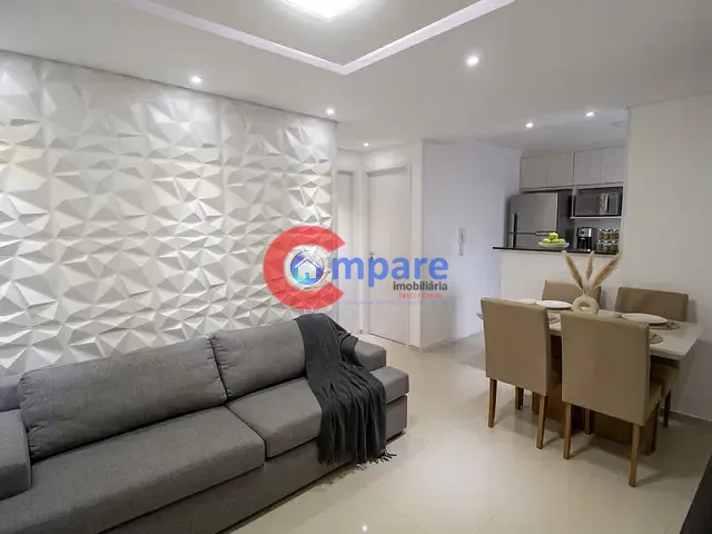 Apartamento 2 quartos e 1 banheiro, para alugar, no bairro Bonsucesso em Guarulhos