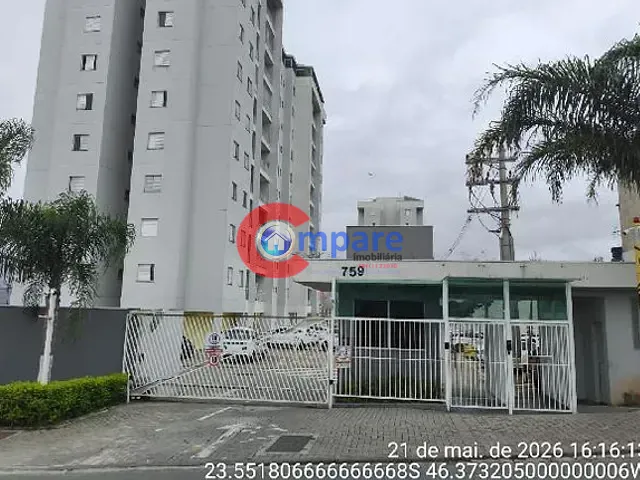 Apartamento com 52m² 1 quarto e 1 banheiro, à venda, no bairro Vila Romanopolis em Ferraz de Vasconcelos
