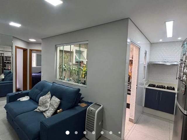 Apartamento com 50m² 2 quartos e 1 banheiro, à venda, no bairro Vila Alpina em Santo André