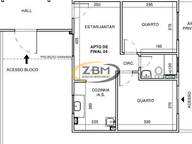 Apartamento 2 quartos e 1 banheiro, à venda, no bairro Jardim Morumbi em Londrina