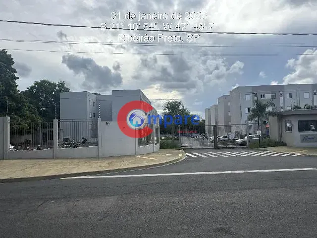 Apartamento com 92m² 2 quartos e 1 banheiro, à venda, no bairro Parque Sao Sebastiao em Ribeirão Preto