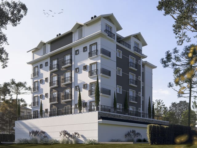 Apartamento 1 quarto e 1 banheiro, à venda, no bairro Pousada da Neve em Nova Petrópolis