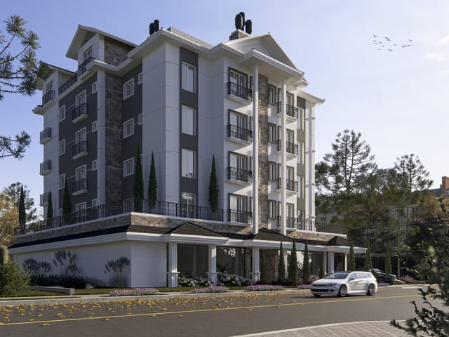 Apartamento 1 quarto e 1 banheiro, à venda, no bairro Pousada da Neve em Nova Petrópolis