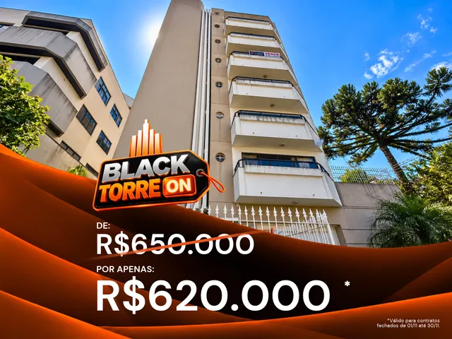 BLACK DA TORRE TÁ ON: Apartamento Semimobiliado para Venda e Locação, 3 quartos (sendo 1 suíte), 2 vagas, Edifício Itaciara - Centro, Ponta Grossa.