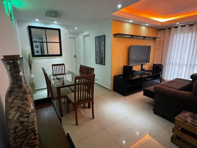 Apartamento com 63m² 2 quartos e 1 banheiro, para alugar, no bairro Centro em São Caetano do Sul