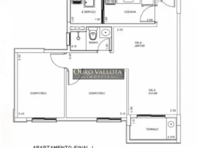 Apartamento 2 quartos e 1 banheiro, à venda, no bairro Vila Bela em São Paulo